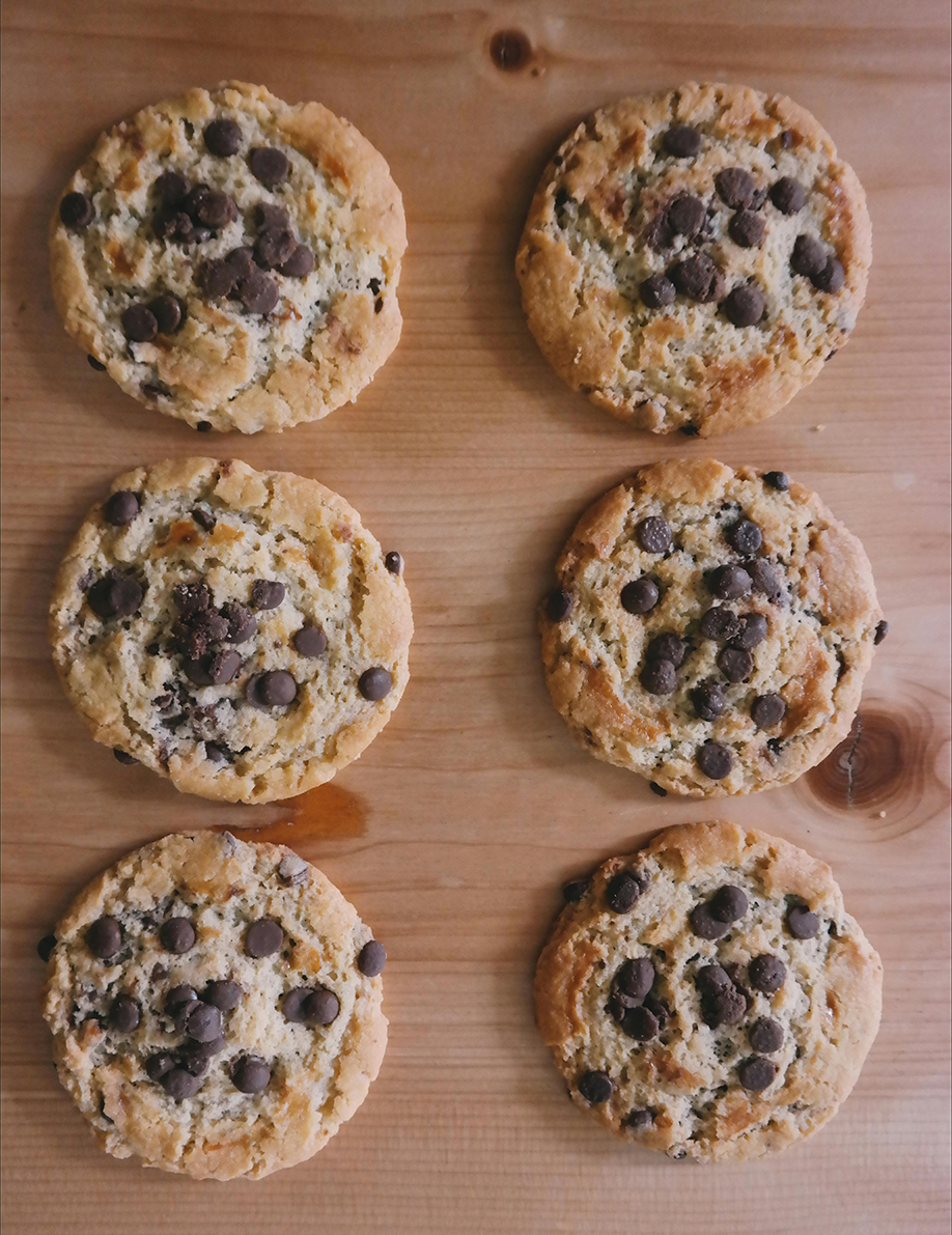 chocolate chip cookies.